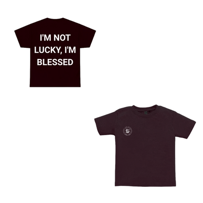 “I’M BLESSED” TEE BLACK