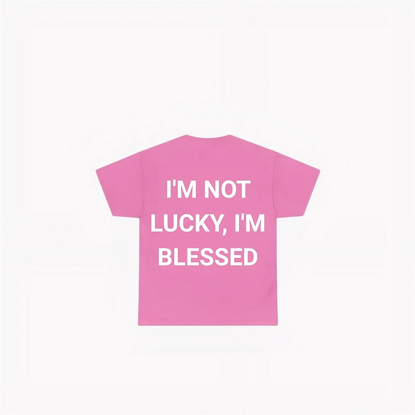 “I’M BLESSED" TEE PINK