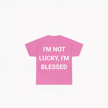 “I’M BLESSED" TEE PINK