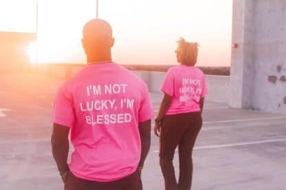 “I’M BLESSED" TEE PINK