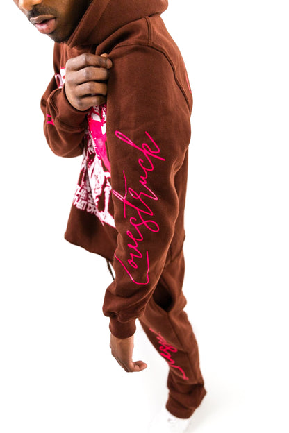 BROWN COURAGE HOODIE