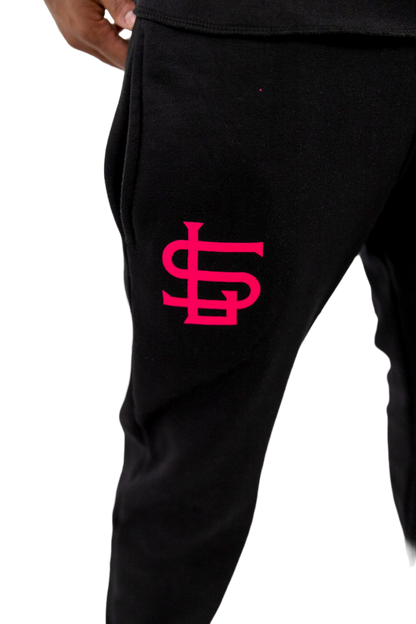 FLARED COURAGE SWEATPANTS BLACK