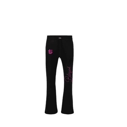 FLARED COURAGE SWEATPANTS BLACK